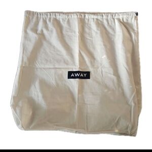 Away Travel Large Canvas Dust Bag  Logo Storage Garment Luggage Drawstring Bag